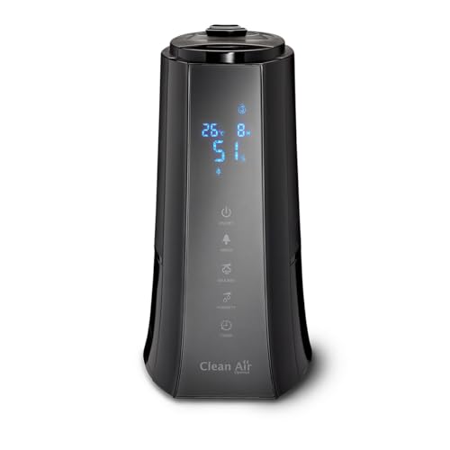 Clean Air Optima Luftbefeuchter CA-603 mit Ionisator und Aroma Vernebler, für Räume bis 45m²/100m³