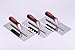 Stainless Steel Square Notched Trowel Set - 3 Piece Kit (5/32