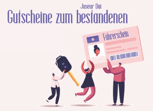 Gutscheine zum bestandenen Führerschein: Vorgeschriebene Gutscheine als Geschenkidee für die frisch bestandene Fahrprüfung | Erstes Auto Geschenk für Jugendliche und Erwachsene