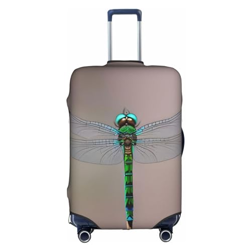 Dragonfly Print Unique Travel Luggage Cover Washable Anti Scratch Suitcase Protector for Vacation - Main Image