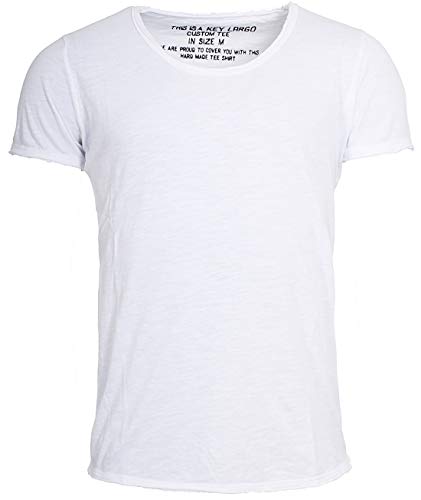 KEY LARGO Bread Round Camiseta, White (1000), 5XL para Hombre Cover