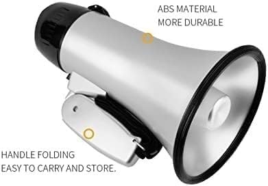 AmplifierAdjustable Volume ControlHandheld MegaphoneBuilt-in SirenMegaphone SpeakerRecordingModern Megaphone SpeakerClear Sound