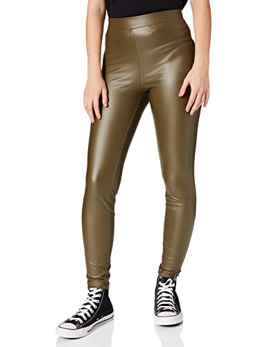 Leggings de forro polar Vero Moda contra el frío, mallas elásticas y cálidas de mujer