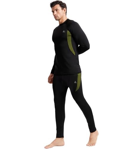 CL Convallaria Ropa Interior Térmica para Hombre, Conjunto Funcional de Esquí con Forro Polar Transpirable para Hombres - imagen 8
