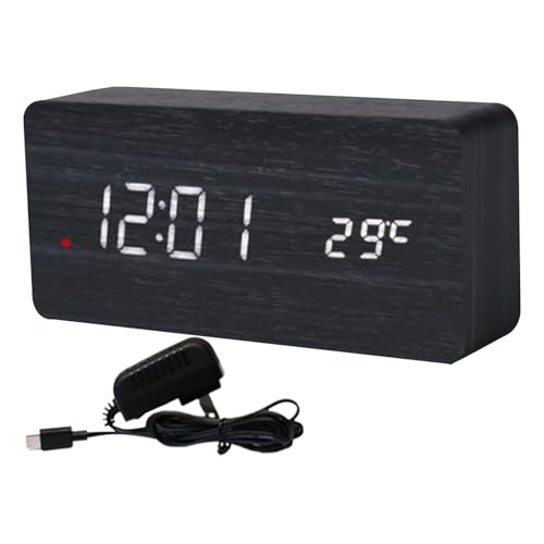 Reloj de sobremesa estable con pantalla LED para evitar descuidos horarios