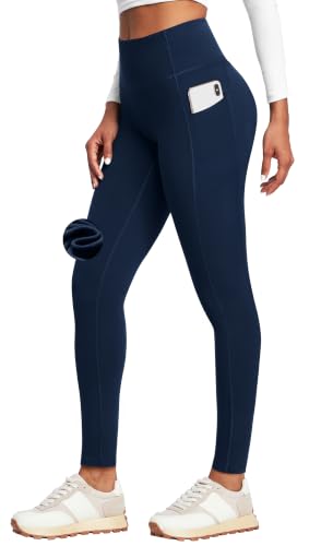 Image of Heathyoga Yoga Pants with Pockets Extra Soft Leggings with Pockets for Women Non See-Through High Waist Workout Leggings