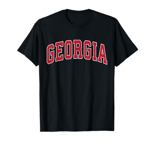 GA Georgia Vintage Red Style Tee Gifts Men Women Boys Girls T-Shirt
