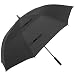 Doubwell Golf Umbrella Large Size 68 inches air Vent Double Canopy Windproof Automatic Straight rain Umbrellas (Black)