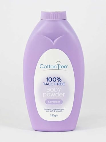 Cotton Tree 100% Talc Free body powder 280g Lavender