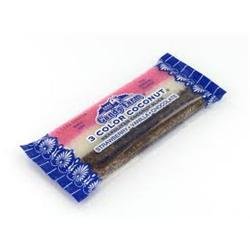 Neapolitan Coconut Slice Candy Bars (Vanilla, Chocolate & Strawberry-striped moist coconut 2.25 Ounce Bars), 24 Count