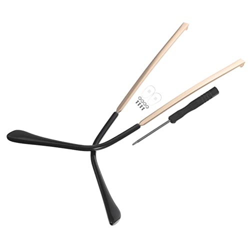 Branches de lunette inconfortables ? Changez pour ces tiges en métal doré ergonomiques