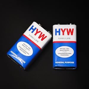 Electro 9V Battery HYW/HIW Long Life Zinc Carbon Battery Multipurpose Used (Pack of 2)-image-3