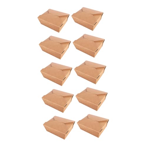 CIYODO Paper Lunch Boxes 30pcs Food Storage Containers for Work School Lunch Picnic Reusable Portable