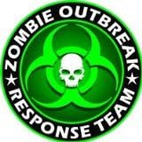 2" Zombie Outbreak Response Team Green Skull Vinyl Decal Sticker