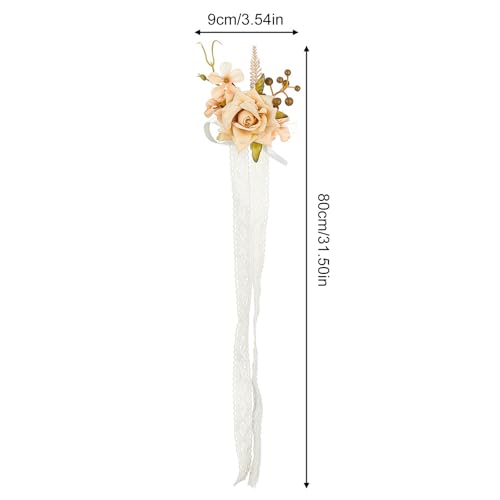 Morain bouquet mariée champagne aux finitions haute couture - 6