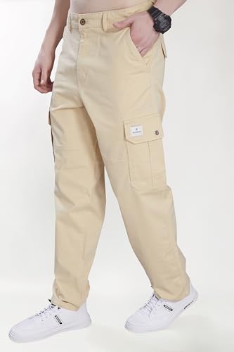 Image of DIVISIVE Men's Loose Baggy Fit Cotton Cargo Pants