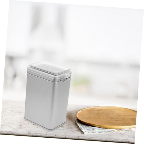 Contenedor hermético para café con ventana plata miniatura 4