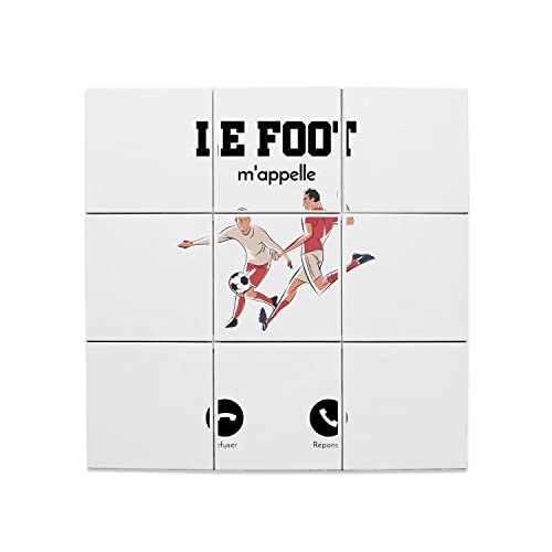 Carreaux céramique foot pour décorer une chambre de supporter ou un salon de sport