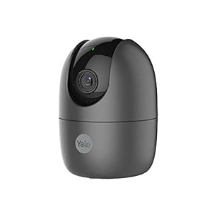 Yale SV-DPFX-B – Indoor Wi-Fi Camera – Pan and Tilt – Motion Detection – Two Way Talk – Privacy Mode – HD Live Viewing – Works With Google and Alexa, Black