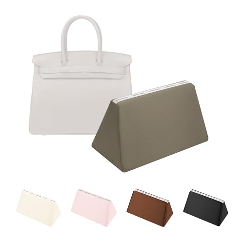 KINGS IN BAG Purse Pillow for Birkin 25, Satin & Memory Foam