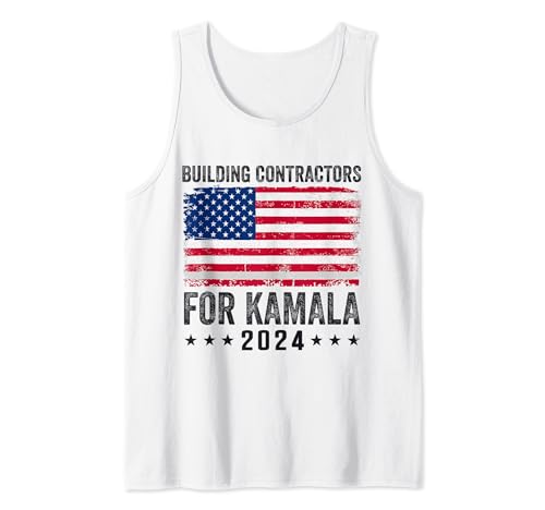 Contratistas de edificios para Kamala 2024 Camiseta sin Mangas
