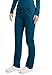 Cherokee Unisex Scrub Pants for Men & Women Tapered Leg Drawstring 4 Pocket Medical Uniform Easy Care 2-Way Stretch - WW020, M Short, Caribbean Blue