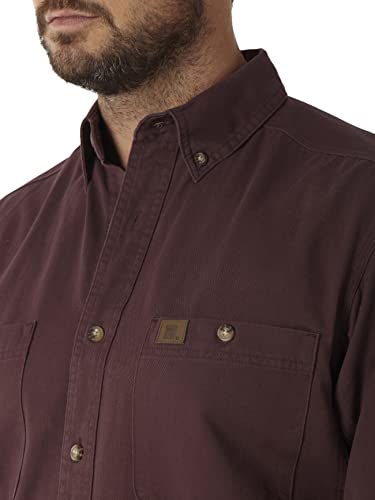 Image of Wrangler Riggs Workwear Men's Logger Twill Long Sleeve Work Shirt