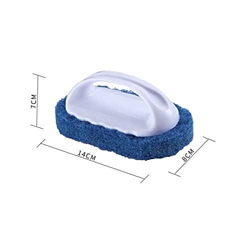 Image of Scouring Pad Brush kit 8 Pieces, Cleaning Brush with Handle, Dish Scrub Brush, Bathroom Brush, Sink Scrub Brush