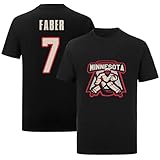 13 Brock Faber Shirt Tshirt T-Shirt Black Hockey 100% Cotton Shirt Jersey for Mens/Womens/Kids