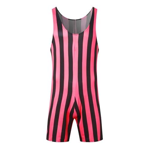 Sport Gym Bodysuits for Man Overall Striped Coveralls Shortalls Waist Trainer Bodysuits Shorts Catsuit Man 20253