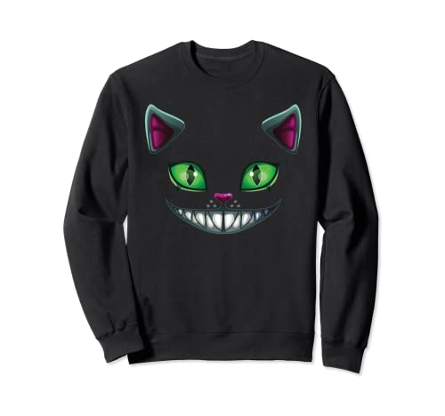 Divertido Gato sonriente Halloween amantes de los gatos Sudadera