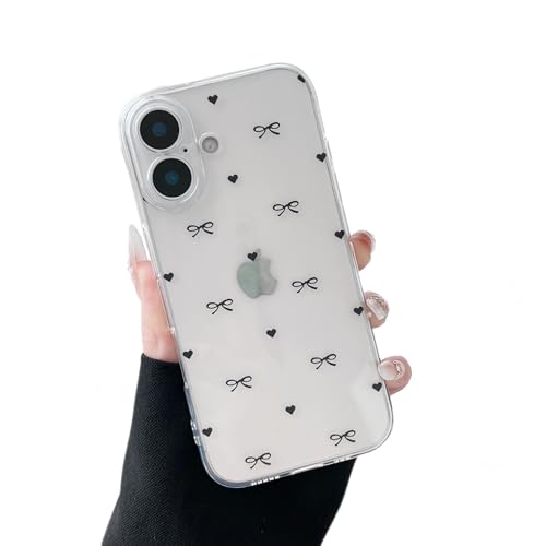 Coque iPhone 16 esthétique fine et transparente anti-rayures fille