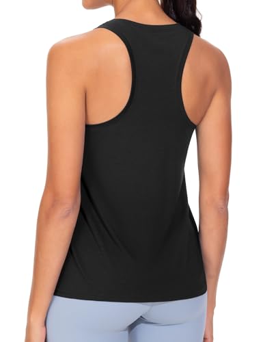THE GYM PEOPLE Women's Racerback Workout Tanks Tops Sleeveless Running Athletic Yoga Shirts2