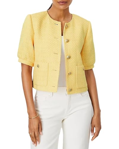 ジャケット・アウター herlipto Wool-Blend Cropped Tweed Blazer Wool-Blend Cropped Tweed Blazer herlipto