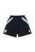 S.P.A.L. S.R.L. Herren Offizielle Kollektion 2022/2023 Staff Shorts, Schwarz/Weiß/Hellblau, 9 anni