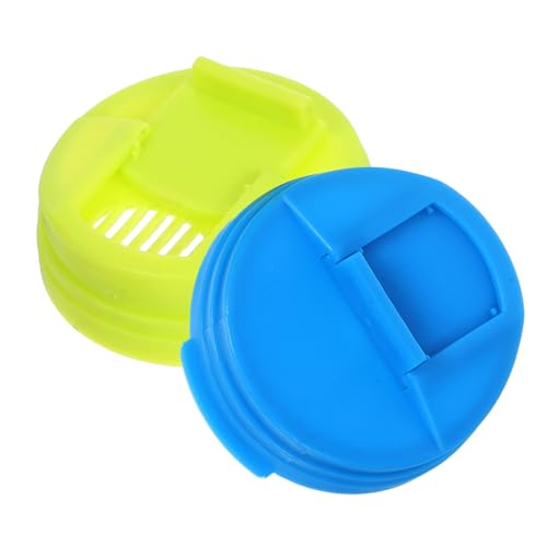 Healifty 2Pcs Sealed Can Lids Press Type Covers for All Cans Convenient Sprayproof Spills and Maintain Drink