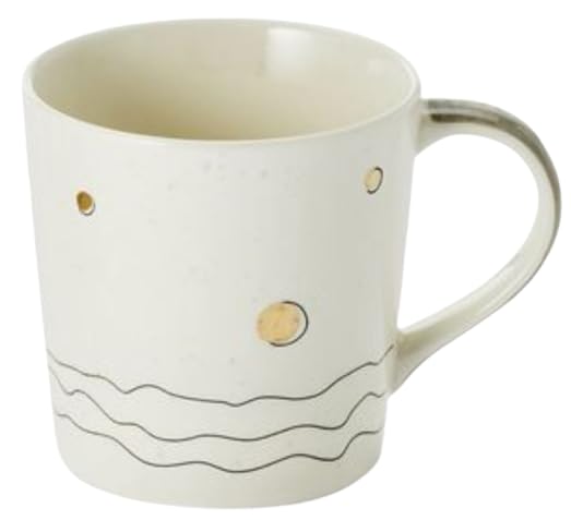 teemando® Kanne "Sinje" Keramik mit Goldauflage 1,9 l H 18 cm, Ø 6,5 cm