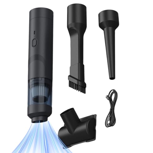 Pet Air Duster - Soplador de batería de 19.000 Pa, aspiradora portátil de 200 W | Potente solución de depilación para suelos, alfombras, ropa de cama, almohadas, sofá, tapicería, interior, limpieza