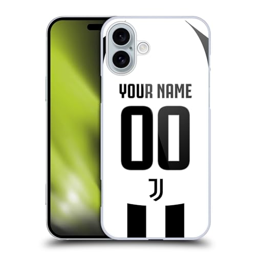 Coque iPhone 16 Juventus - Coque dure personnalisable avec le maillot domicile 2024/25 Head Case