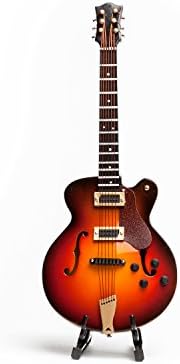 SL Mini Guitar Model Miniature Electric Guitar Toy Music Instrument Sunburst Dollhouse Model Home Decoration