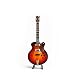 SL Mini Guitar Model Miniature Electric Guitar Toy Music Instrument Sunburst Dollhouse Model Home Decoration