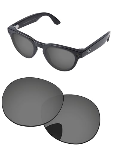 Image of Replacement Lenses for Ray-Ban Meta Headliner RW4009 & RW4013 50mm AI Glasses - Photochromic, Anti Blue Light Lens