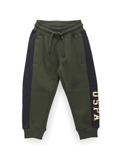 Image of U.S. POLO ASSN. Kids Regular fit Boys Cotton Track Pants