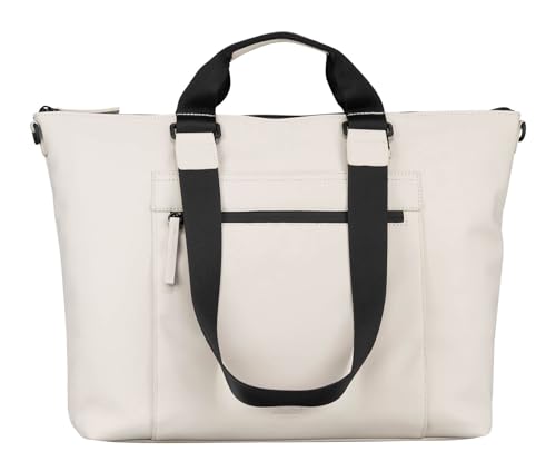 Sac ordinateur portable JOST cabas beige spacieux contre le désordre