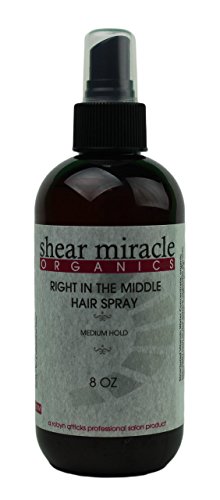 Right in the Middle Hairspray- Non Aersol- Vegan -Gluten Free- Alcohol Free- No Animal Testing