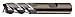 Square End Mill,List PM-4,1-1/4"L of Cut