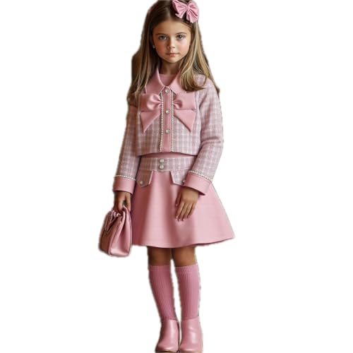 Image of Toddler Leather Jacket & Skirt Set - Fall /Spring /Winter Clothes for Toddler Girls | 2pc Outfit
