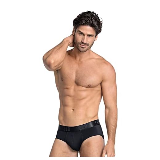 LEO Calzoncillo con Relleno glúteos para Hombre - Boxer Push up