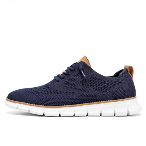 Image of Men's Oxfords Business Shoes Fashion Mesh Casual Dress Walking Sneakers Comfortable Lightweight Soft Sole
