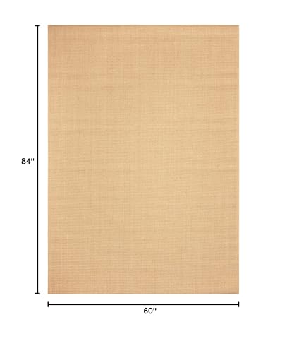 Tapete decorativo Martha Stewart 5' x 7' Natural Brown miniatura 2